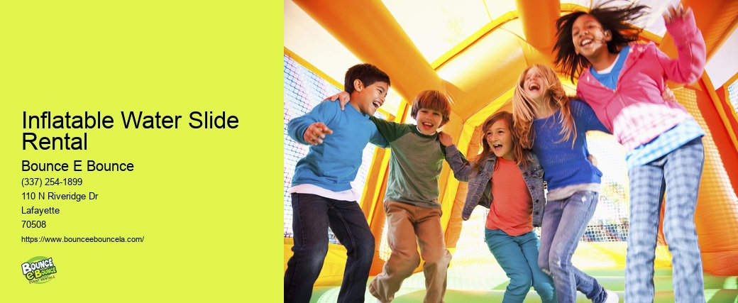 Inflatable Water Slide Rental
